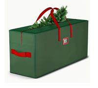 TEMU Bolsa de Almacenamiento Extra Grande para Árbol de Navidad - Guarda Árbol Artificial de 8 Pies (. 2.4 Metros) Desmontado. Material PE con Ranura para Etiqueta y , Almacenamiento de Árbol