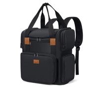 TEMU Bolsa de Almacenamiento para Manicura que Puede 84 Botellas y una Lámpara de Uñas, de Almacenamiento para Manicura con 2 Bolsillos Desmontables y una para Portátil