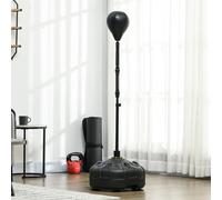 TEMU Bolsa de boxeo SPORTNOW con ajuste de 145 cm, Trainer con , Bolsa , Pelota de velocidad para práctica y entrenamiento, Cuero artificial, Color negro