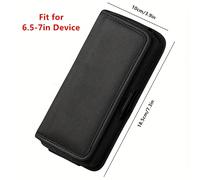 TEMU Bolsa de cintura para almacenamiento universal horizontal de teléfonos móviles, para teléfonos inteligentes, riñonera con clip para cinturón para teléfonos móviles.