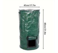 TEMU Bolsa de Compost Orgánico PE para Residuos de Cocina, Coleccionador de Residuos de Fermentación, Almacenamiento y Eliminación, Máquina de Compostaje, de Basura para Jardín