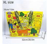 TEMU Bolsa de Compras Reutilizable de Tamaño Extra Grande - Duradera, Impermeable y Plegable con Correa de Multifuncional para Todas las Ocasiones - para Compras, Almacenamiento, Gimnasio y Regalos