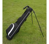 TEMU Bolsa de golf clásica en y negro para principiantes | de poliéster, 2 divisores, 1 bolsillo, lavar a o limpieza profesional, ideal para de la Mujer, de la , del Maestro, Navidad, Año