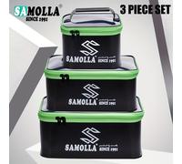 TEMU Bolsa de Pesca EVA Reforzada, Impermeable para Equipo de Pesca, para Peces , Estuche para Línea Principal y Secundaria, Flotador y Almacenamiento, Bolso de