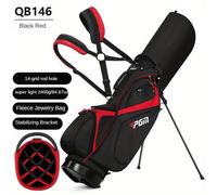 TEMU Bolsa de PGM Más Vendida en el Extranjero, Bolsa de Pie Unisex con Porta para 14 Palos, Ligera y Portátil para Hombro QB146