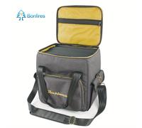 TEMU Bolsa de Transporte para Discos de Vinilo FF Bonfires, de Almacenamiento para Álbumes de Vinilo, con Capa Separadora, Capacidad para 45 LP, Porta Discos de Vinilo para Viajes