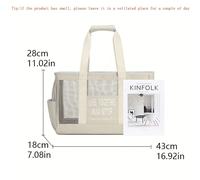 TEMU Bolsa de Transporte para Gatos Aprobada por la Aerolínea, Bolsa de Viaje con Superficie para Gatos y Perros, Paquete Portátil y Plegable