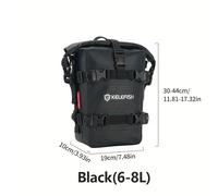 TEMU Bolsa Impermeable para Parachoques de Motocicleta - Gran Capacidad, Correa Ajustable, PVC Duradero, Ideal para Motos Deportivas de y Almacenamiento de Herramientas de Motocross