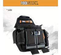 TEMU Bolsa Multifuncional para Electricistas y Carpinteros - Diseño de Rápido, Tela Duradera para Organizar Tornillos, Clavos y Cables - Ideal para Profesionales