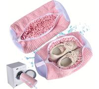 TEMU Bolsa para Zapatos Multiusos con Limpieza de Cepillo de 360° y Lavadora, Bolsas de Ropa