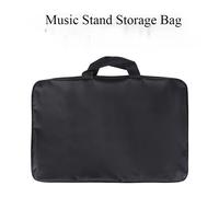 TEMU Bolsa portátil impermeable de tela Oxford con ruedas para soporte de - Organizador duradero negro para partituras, instrumentos y accesorios de viaje, construcción de plástico resistente