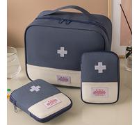 TEMU Bolsa portátil, kit de gran capacidad con de cruz, organizador de almacenamiento de viaje de material de tela duradero.