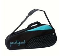 TEMU Bolsa Unisex para Raquetas de Tenis y Bádminton - Portaequipaje Resistente de Único para 3 Fundas de Raquetas (Compatible con Raquetas de Tenis/Bádminton) - para Hombres y Mujeres (//)