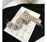 TEMU Bolso con correa cruzada ajustable - Ancho, geométrico colorido, tela duradera, correa de versátil para uso diario, accesorio casual | Bolso con geométrico | Bolso con correa ajustable