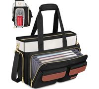 TEMU Bolso de a | Bolso Tote para Laptop de 15.6 Pulgadas con Compartimento para Laptop y Bolsillo para Archivos de | Maletín Tejido Casual para Oficina, Negocios, Universidad, Enfermería