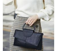 TEMU Bolso de de Lujo con de Negro para Mujer - Bolso Bandolera Elegante con Cierre de Cremallera, Forro de Poliéster, para Uso Diario, Bolso de Lujo para los Días | Asa Elegante | Diseño