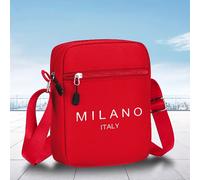 TEMU Bolso de Estampado Milán, Bolso Bandolera de Moda, Bolso Pecho Casual Multifuncional, Estilo Deportivo y de Viaje, Material de Tela Oxford, para Adolescentes