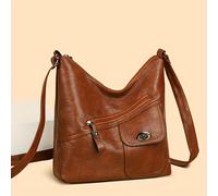 TEMU Bolso de grande y elegante para mujer con forma de media luna, bolso cruzado multifuncional de cuero sintético , para ir al trabajo, viajar, hacer compras y guardar el teléfono, y el billetero.