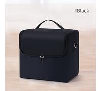 TEMU Bolso de Maquillaje Profesional Grande, 16.5 Pulgadas, Diseñado para Viajes, con de Almacenamiento para Cosméticos y Brochas.