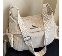 TEMU Bolso de para mujer con moderno de rayas | Bandolera casual y elegante, , correa ajustable, adecuado para diversas ocasiones como ir al trabajo, viajar, acampar, ir al gimnasio y más