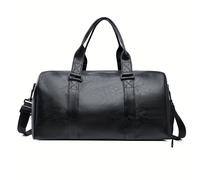 TEMU Bolso de Viaje Portátil de Gran Capacidad para Viajes Cortos de Negocios, Almacenamiento Multifuncional, Bolso de Equipaje para Viajeros de Color Sólido