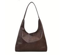 TEMU Bolso de vintage, desgastado, minimalista, de gran capacidad, casual, para el trabajo y maquillaje