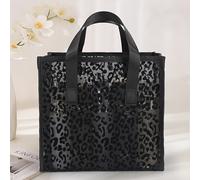 TEMU Bolso Negro - un organizador y transpirable para viajes y , con asa, almacenamiento de cosméticos y un elegante diseño de corte, bolso de playa es de gran tamaño