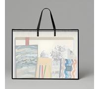 TEMU Bolso Portafolio Grande A3+ con PVC Transparente - Portafolio Resistente con Cremallera Ideal para , Artistas, , Planificadores - Protector Profesional para Tableros de Dibujo