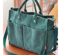 TEMU Bolso tote de estilo japonés original para otoño e invierno con múltiples bolsillos, fácil y casual, ideal para ir al trabajo y actividades artísticas y de ocio