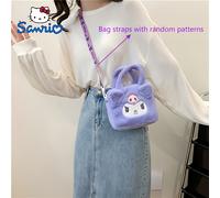 TEMU Bolso Tote de Peluche con Personaje de Dibujos Animados Kawaii - Bolso Bandolera Ajustable para Mujeres y Niñas - Diseño de Anime, Bolso de Almacenamiento para Viajes con Cojín y Correa Duradera