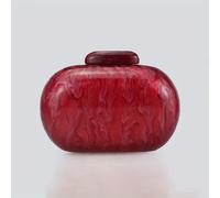 TEMU Bolsos de mujer para comercio exterior transfronterizo, bolsos de noche de moda acrílicos ovalados con forma de de concha y americanos, bolsos de un solo