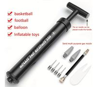 TEMU Bomba de aire portátil para baloncesto, bomba de aire manual, bomba inflable para fútbol, tubo de inflado conveniente