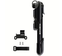 TEMU Bomba de Bicicleta RIDERACE con Medidor de Presión - Inflador de Portátil para MTB, Bicicletas de Carretera, Coches y Scooters - Compatible con Válvulas Schrader,