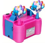 TEMU Bomba de Globos Portátil de 600W con Boquilla y Semi-Inflador - Inflado Rápido y Resistente para Globos de Aire, Ideal para , y Fiestas - Soplador de Globos con Enchufe (220-240V)