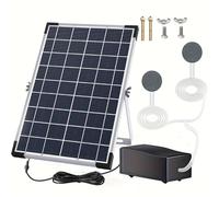 TEMU Bombas de Oxígeno Solares para Piscinas Exteriores, Bomba de Oxígeno para Piscinas Acuáticas con Batería Incorporada y Múltiples de Trabajo Disponibles para un de Extra Largo