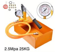 TEMU Bombas de prueba hidrostática, presión de 25 bares/362 libras por cuadrada, kit de prueba de presión hidráulica manual con válvula, manguera de 95 cm con conector de externa de 1/2 para tuberías.