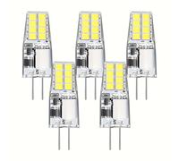 TEMU Bombilla LED G4 ACDC/12V Base Bi Pin 2W 16 Perlas G4 2700K/ Frío 6000K Adecuada para Lámparas y Dormitorio 5pcs/10pcs
