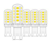 TEMU Bombilla LED G9 AC220V - 240V 3W 6000K Frío 2700K 33 Perlas Base Bi Pin G9 Pequeñas Bombillas para Iluminación del Hogar Ideales para Dormitorio Cocina 5pcs/12pcs