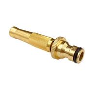 TEMU Boquilla de Manguera Ajustable de Presión para Jardín con Pistola Rociadora de Agua de Latón para Uso Doméstico, Estándar Universal para EE.UU. y Europa