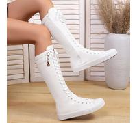 TEMU Botas altas de mujer con cremalleras , zapatillas ligeras con decoraciones de Halloween para , ideales para fiestas y salidas , disponibles en tallas 34-43, Zapatos de mujer