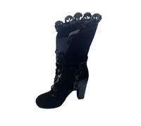 TEMU Botas de Encaje con Volantes