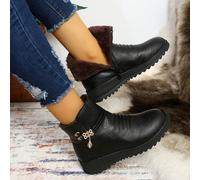 TEMU Botas de media caña de moda para mujer, Zapatos de mujer