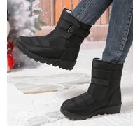 TEMU Botas de media caña para mujer, Botas de mujer, Fáciles de poner y quitar, Cálidas, Ligeras y Cómodas, Tallas grandes, Zapatos de mujer