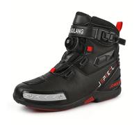 TEMU Botas de Motocicleta Altas Cálidas, Impermeables para Todas con , Equipamiento de Moto Talla 39-47