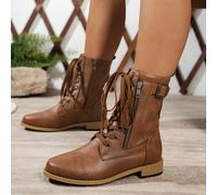 TEMU Botas de Mujer con Forro Polar, Zapatillas Altas Cálidas y Botines para Damas