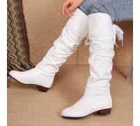 TEMU Botas de mujer con hebilla, zapatos de mujer