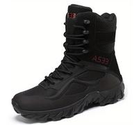 TEMU Botas de senderismo para hombre con cremalleras , cómodas zapatillas de trabajo pantorrilla para exteriores