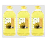 TEMU Botella de Aceite de Girasol Refinado DALYSOL con Mango Transparente Amarillo 5LX3