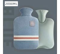 TEMU Botella de Agua Caliente Grande de 2L con de Punto Acogedora - Extraíble y Lavable, el Cuello y los Hombros, Ideal para, Regalo para Hombres y Mujeres, Disponible en Varios Colores