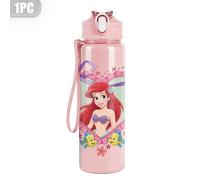 TEMU Botella de agua con diseño de de Disney, y elegante, vaso de agua colorido, 750 ml/25 oz. Botella de plástico a prueba de fugas, y duradera. para , graduaciones, San Valentín, Pascua y de la .